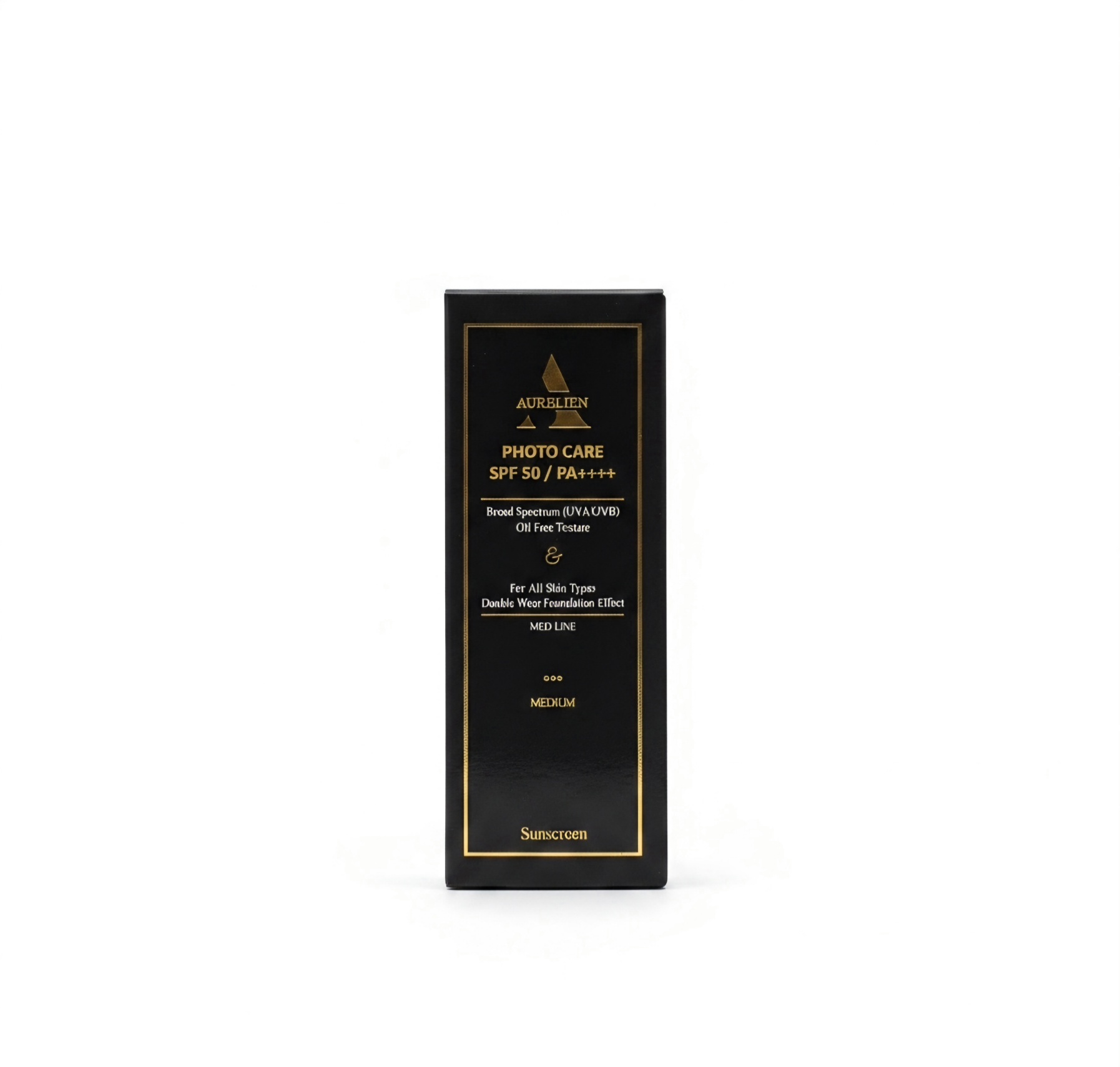 کرم ضد آفتاب رنگی اورلین با کاور کرم‌پودری (SPF 50) رنگ مدیوم - فاقد چربی