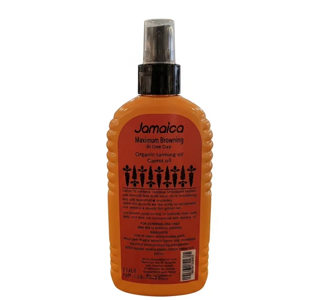 Jamaica Maximum Browning in One Day Tanning Oil – Carrot Oil (SPF)