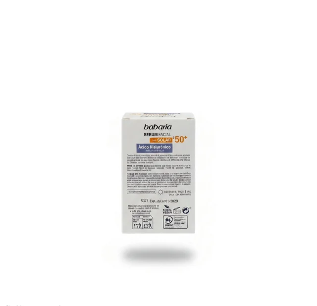 Babaria Sun Solar Facial Serum SPF 50+ with Hyaluronic Acid