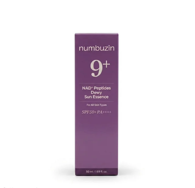 اسنس ضد آفتاب جوانساز و درخشان کننده پپتید و NAD+ نامبوزین شماره 9+ (Numbuzin No.9) حجم ۵۰ میل