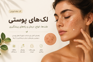 لک‌های پوستی؛ انواع لک، درمان و پیشگیری
